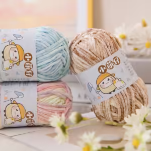 Chenille Yarn Print